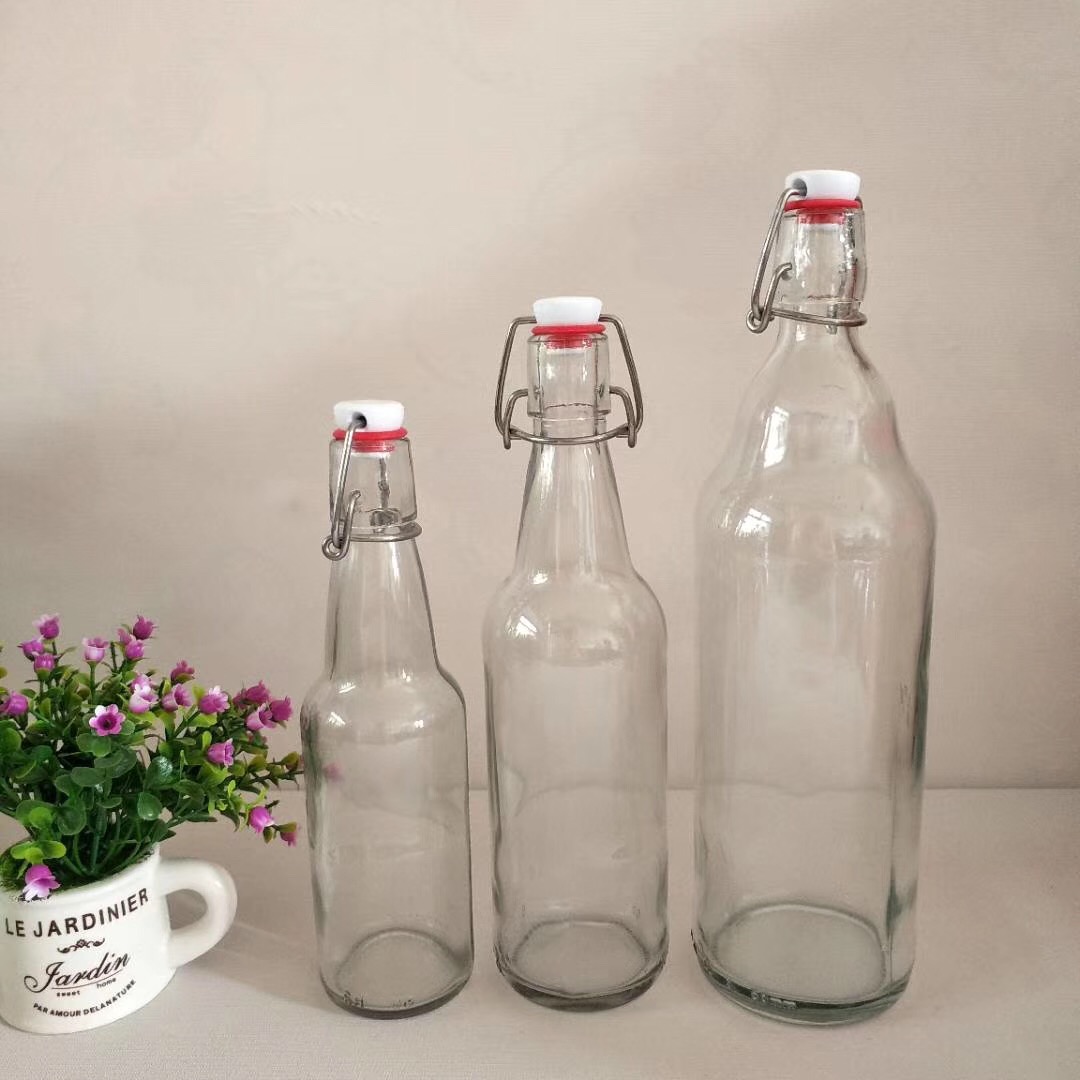 Download Clear 330ml 500ml swing top glass beer bottle – Glass ... Yellowimages Mockups
