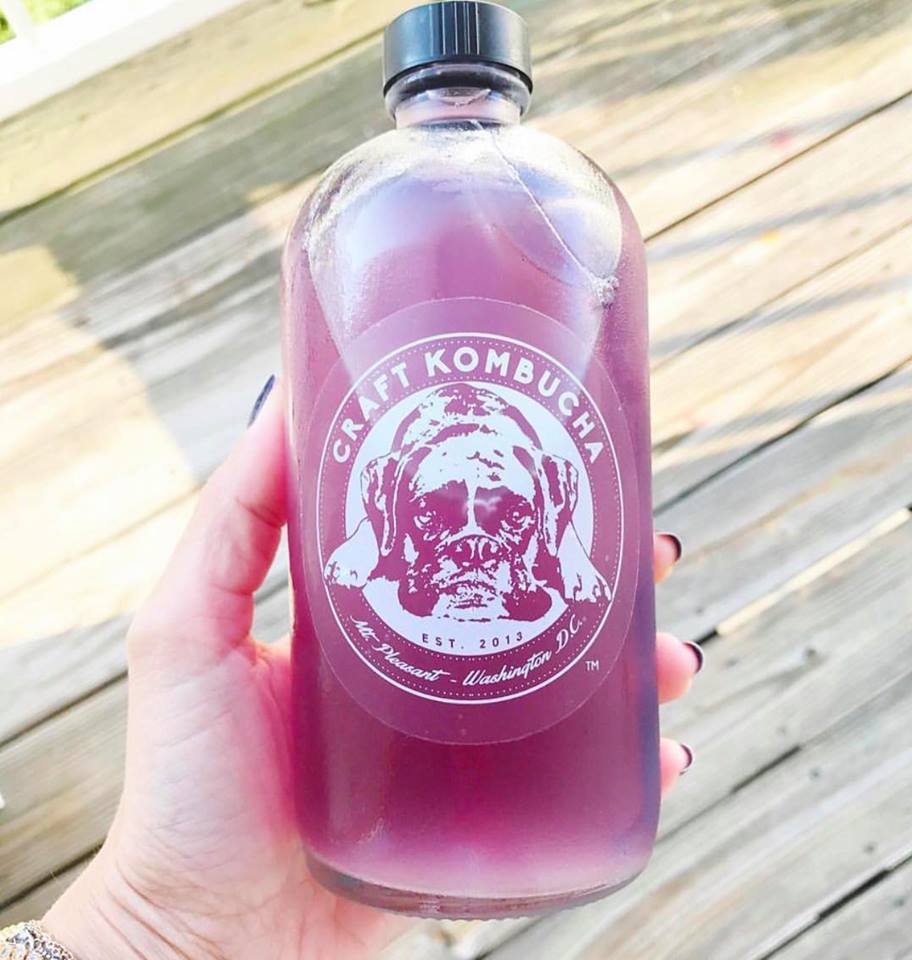 USA hotsale 32oz boston round Kombucha juice beverage glass bottle in