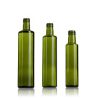 green round Olive oil bottles