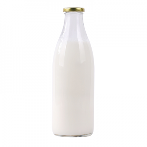 Milk glass bottle 1000ml