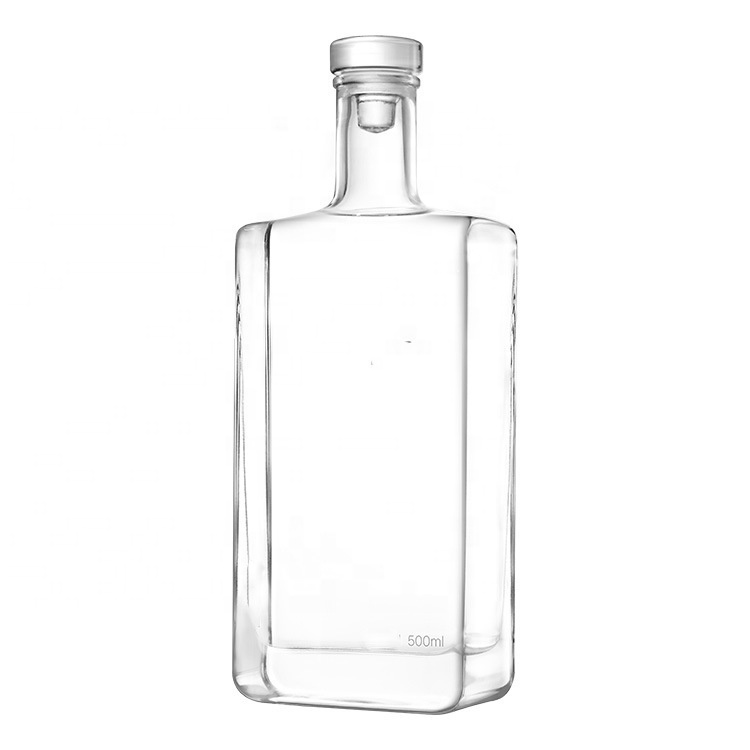 Download Square Vodka Liquor Glass Bottle Glass Bottle Jars Wholesale Myeasyglass
