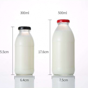 500ml milk bottle milk glass package