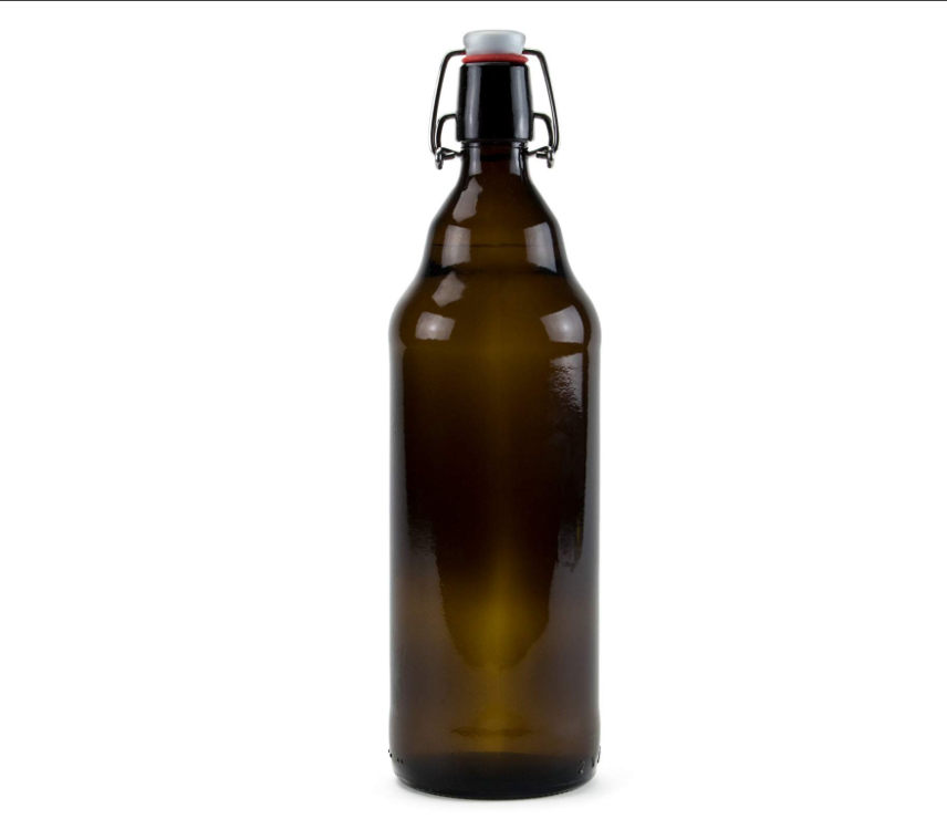 1L craft beer glass bottle swing top – Glass Bottle & Jars Wholesale ...