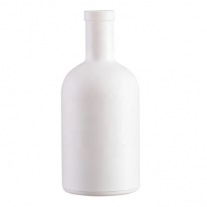 White glass bottle