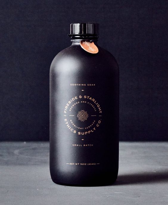custom black boston round glass coffee bottle