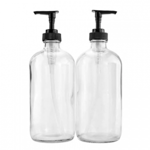 Pump spray glass soap bottle 500ml