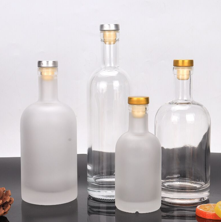 Download Frosted Glass Vodka Liquor Bottle Glass Bottle Jars Wholesale Myeasyglass