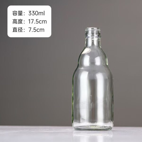 beer bottle transparent 330ml