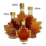 Maple syrup glass bottle custom logo