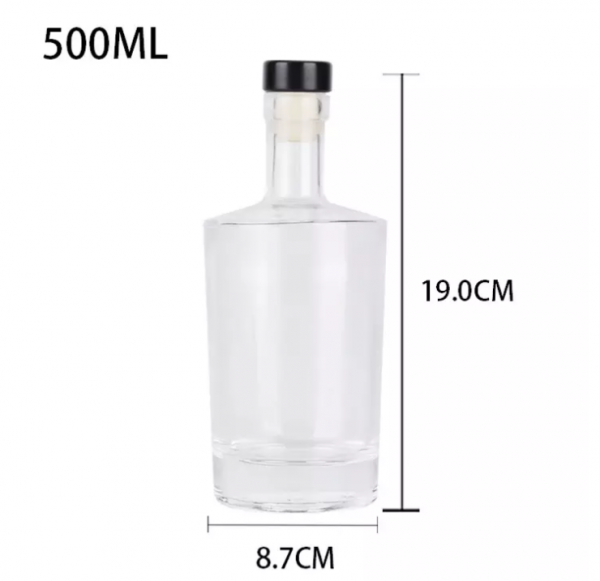 500ml vodka bottle