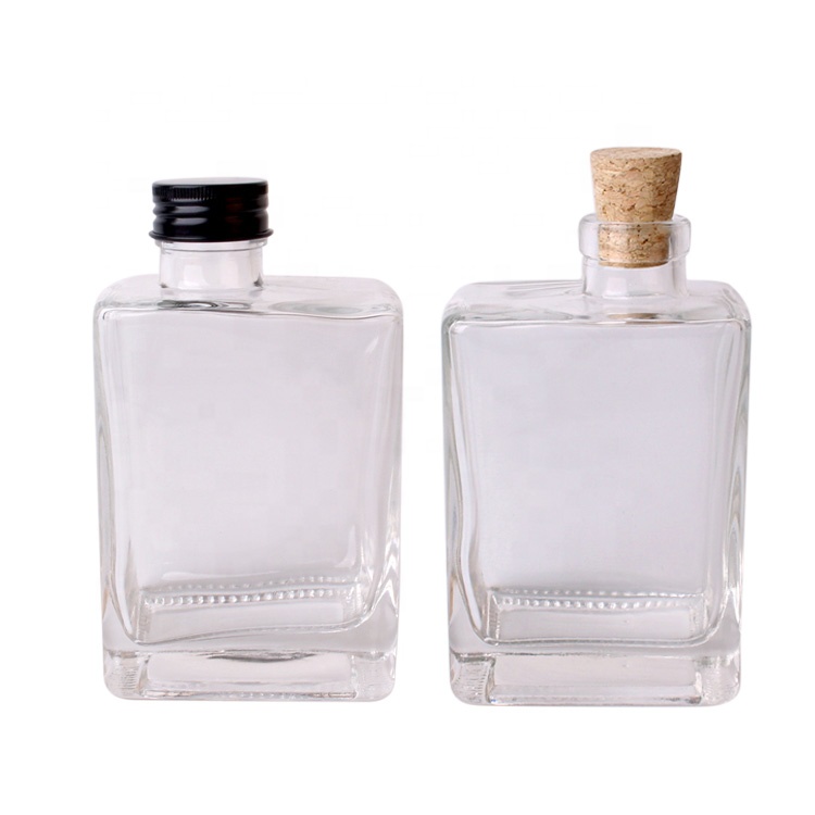 square coffee glass bottle