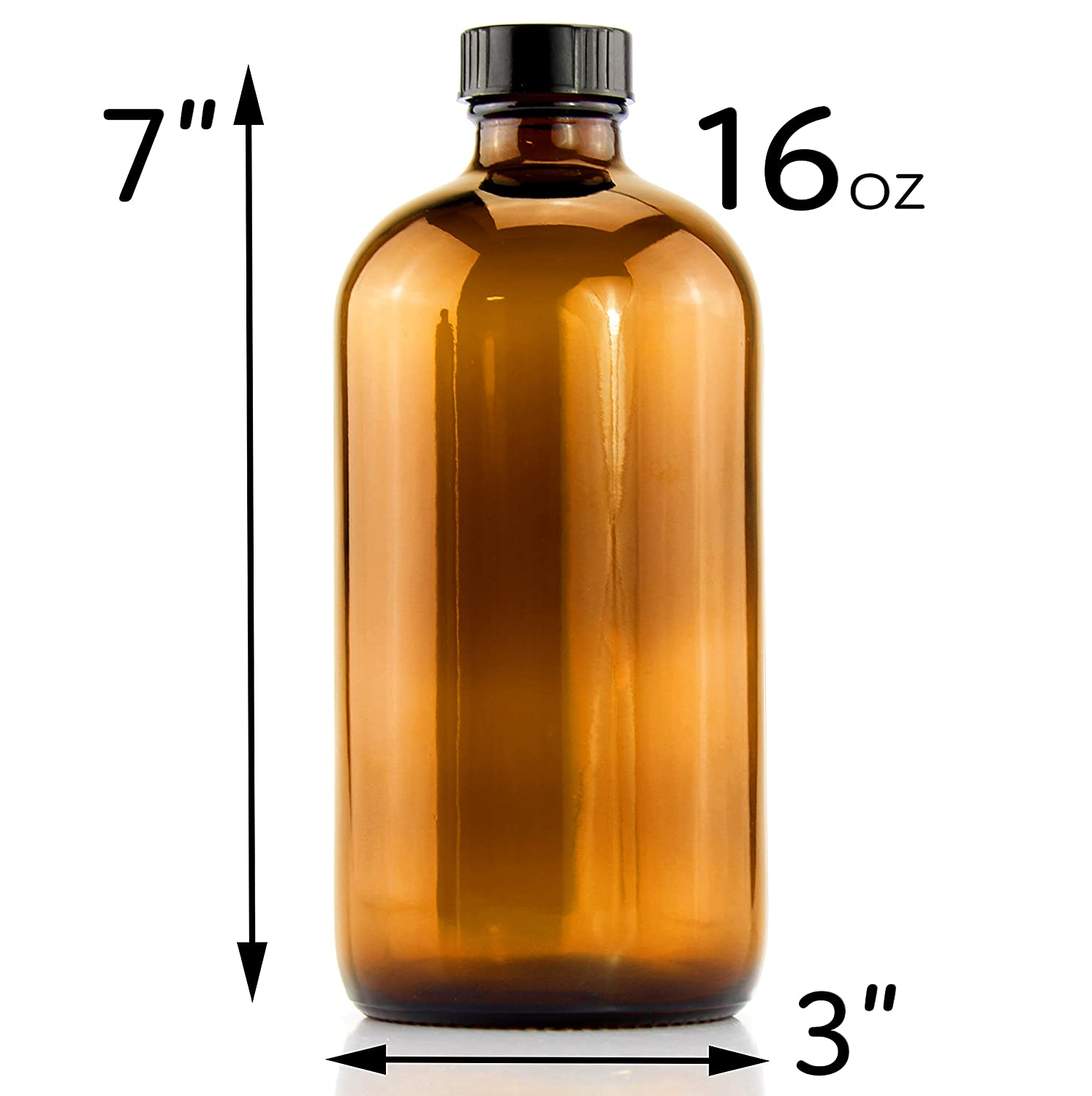 Bottle, 500 ml (16oz), Boston round