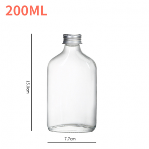 Wholesale 200ml cold coffee glass bottle with prints