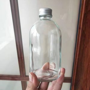 150ml and 350ml round juice glass bottle