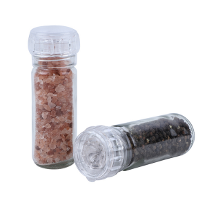100ml glass spice shaker jars for pepper and salt