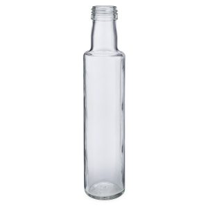 Clear round shape glass bottle for Olive oil