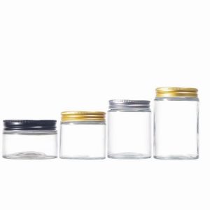 10oz straight sided glass storage jars