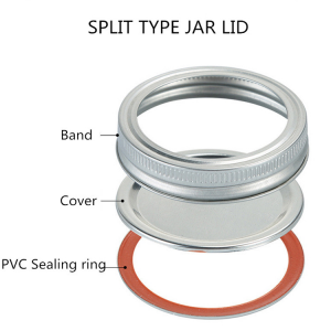 Two-pieces mason jar lids canning lids and bands wholesale