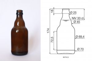 stein beer bottle