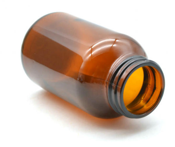 amber bottle mouth