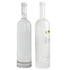high-end 700ml vodka bottle clear and frosting surface