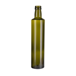 Green 500ml olive oil glass bottle