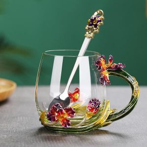 Borosilicate glass cup