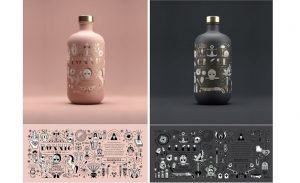 custom designed glass bottles