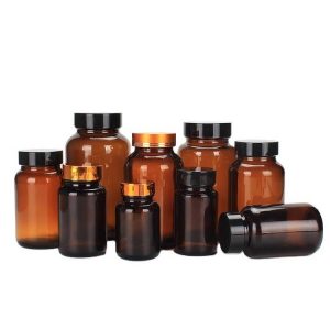 amber medicine jar wholesale