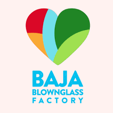 Baja Blown glass factory company logo