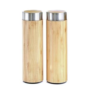 Vacuum Sealed Bamboo Water Bottles