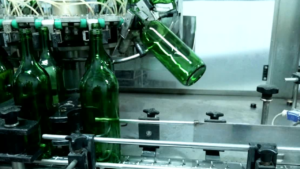 green wine bottle manufacturing