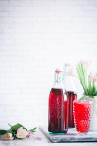 unique shaped glass juice bottles