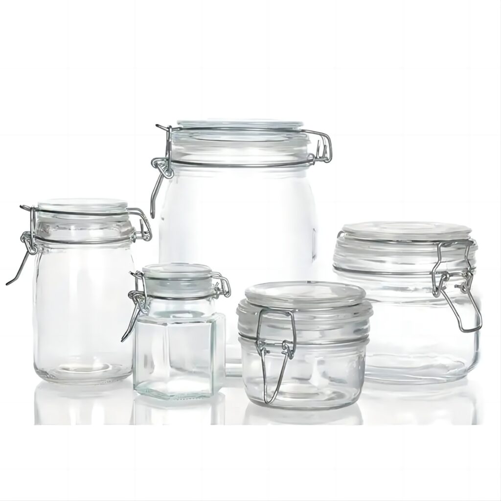 The Application of Swing Top Bottles and Jars Glass bottle