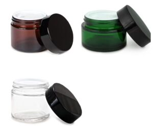 plastic cap glass jars