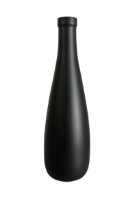 black glass bottle for water