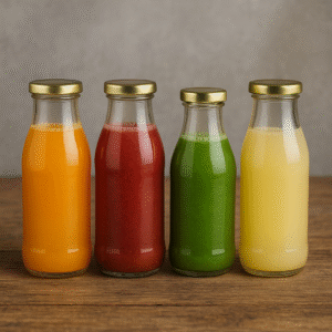 custom glass bottles for juice