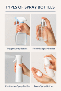 types of spray bottles