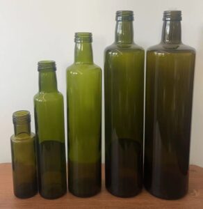 Dorica bottle 100ml, 250ml, 500ml, 750ml and 1000ml